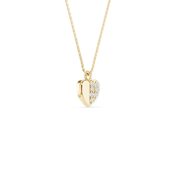 Split Heart Pendant