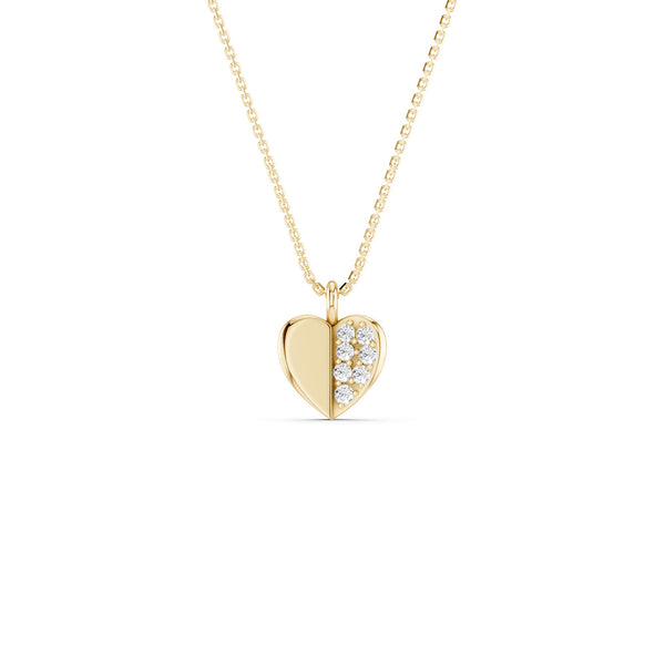 Split Heart Pendant