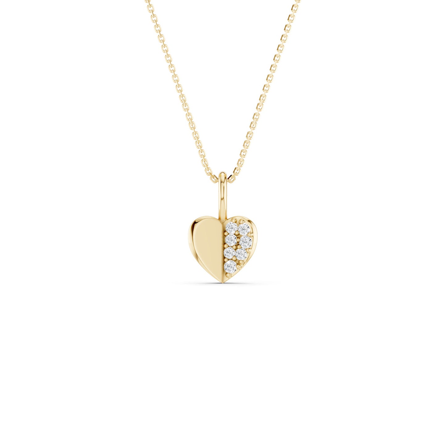 Split Heart Pendant
