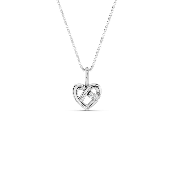 Interwoven Heart Pendant