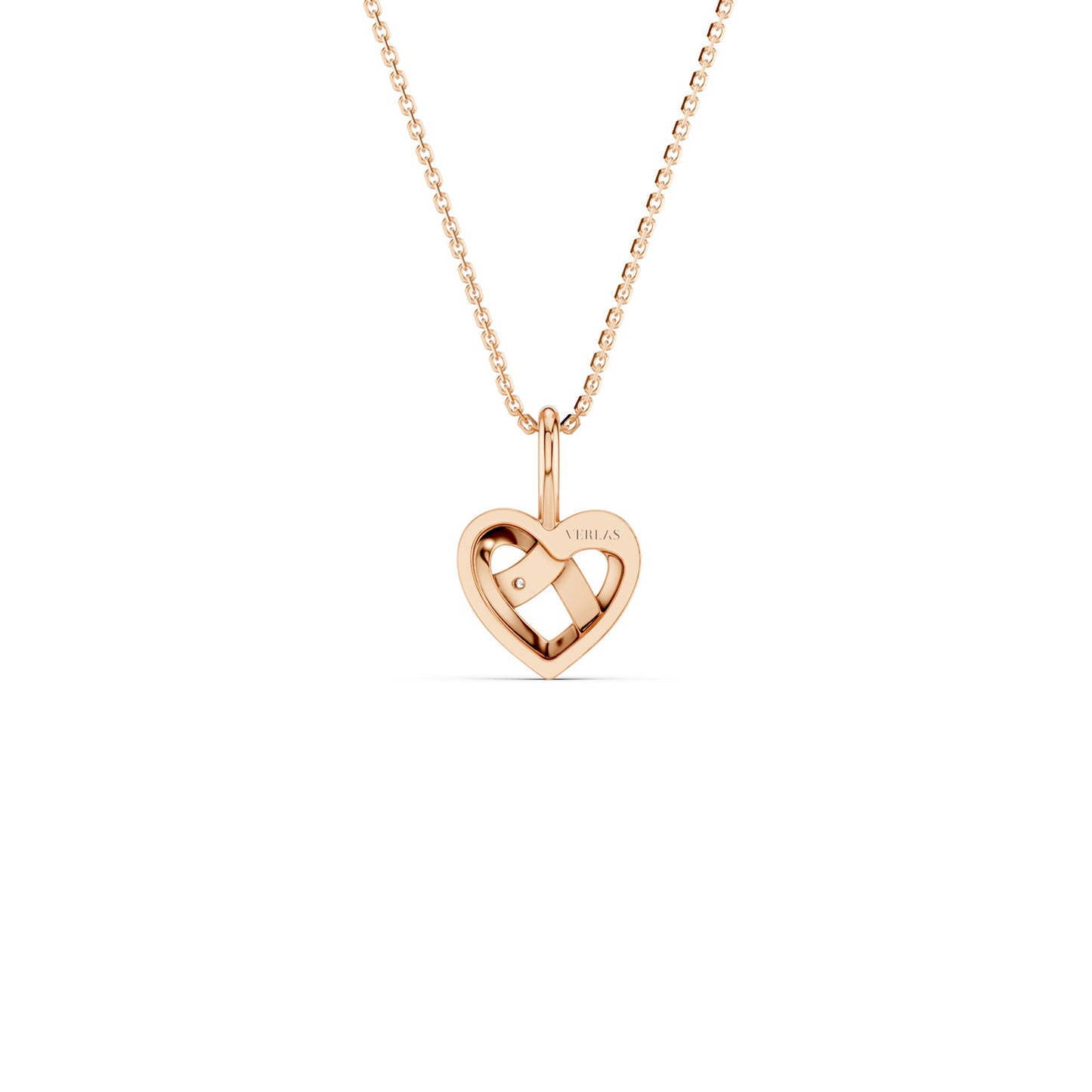 Interwoven Heart Pendant