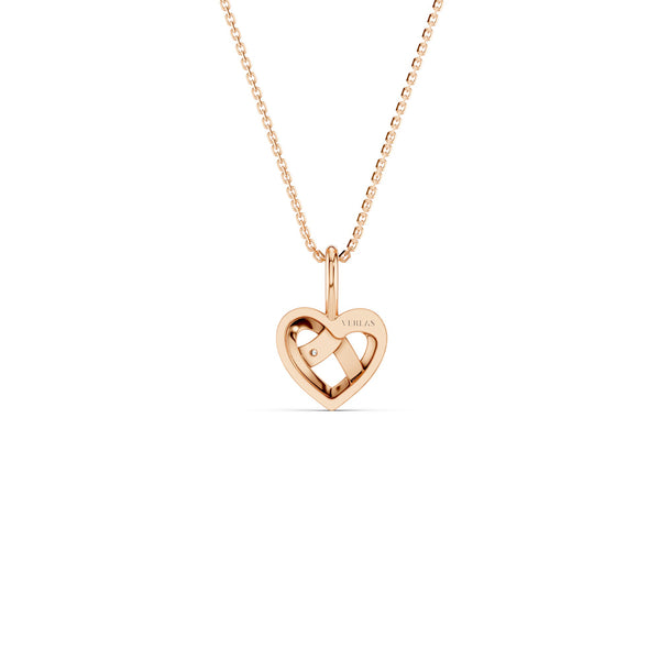 Interwoven Heart Pendant