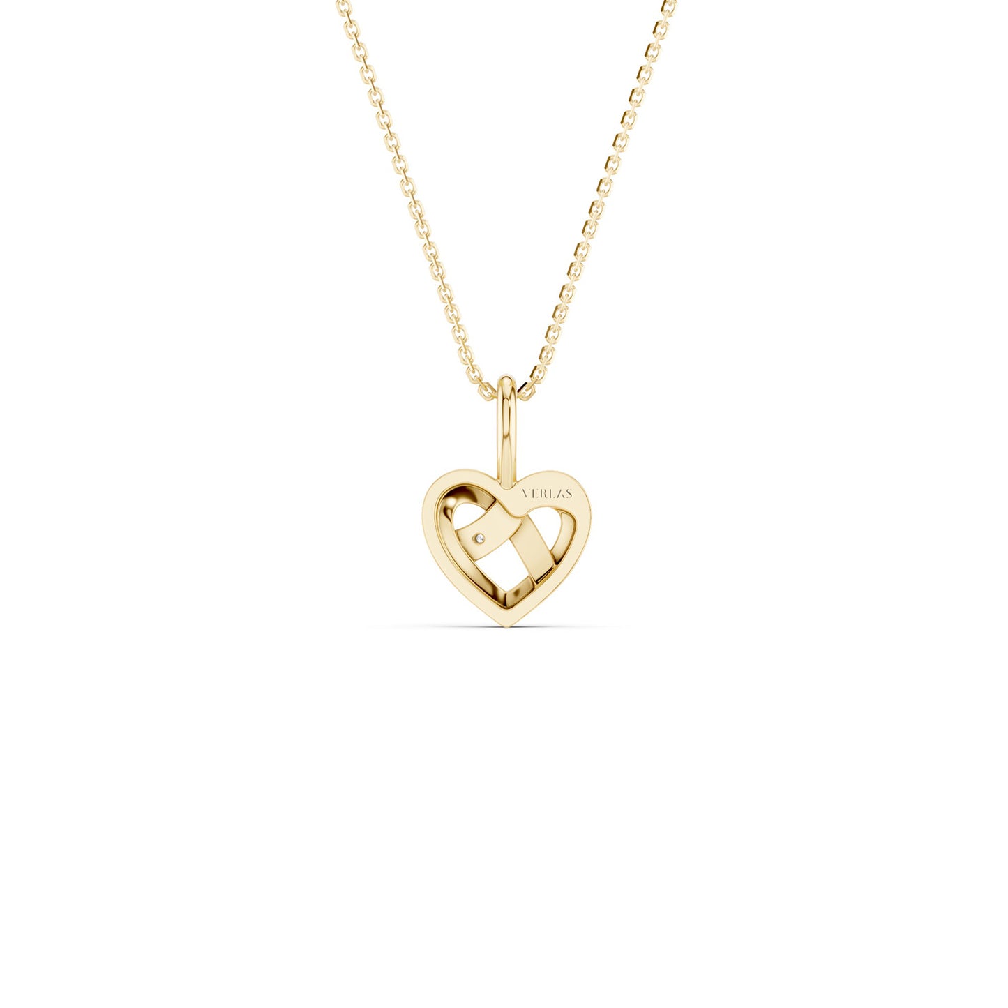 Interwoven Heart Pendant