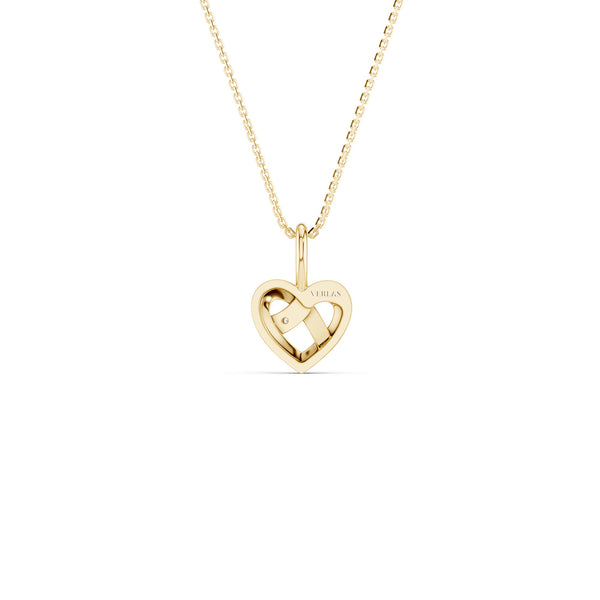 Interwoven Heart Pendant