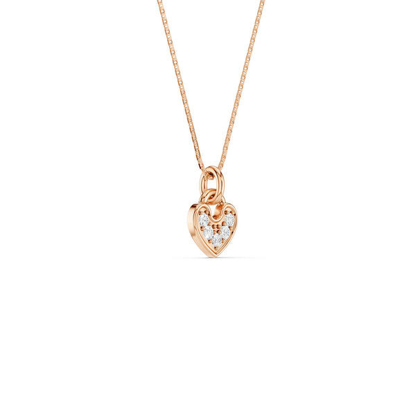 Locked Heart Diamond Pendant