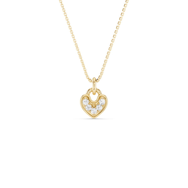 Locked Heart Pendant