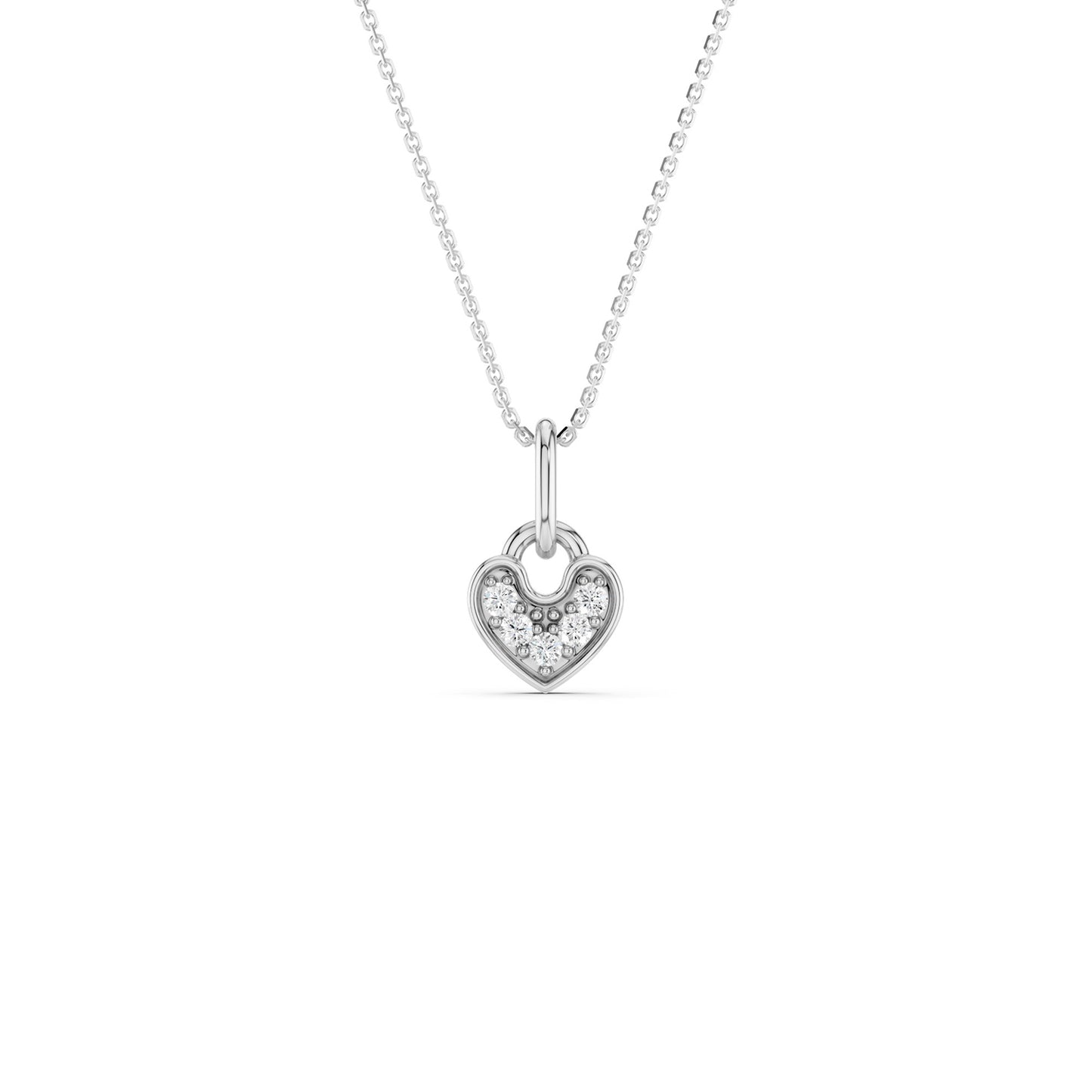 Locked Heart Pendant