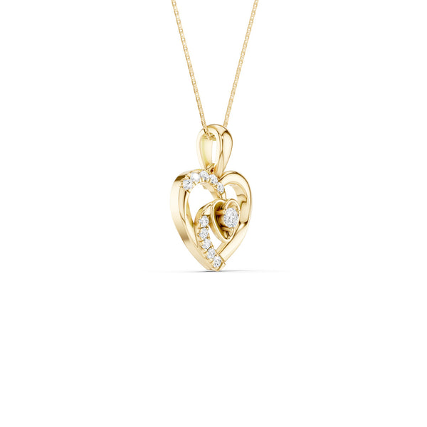 Double Heart Pendant