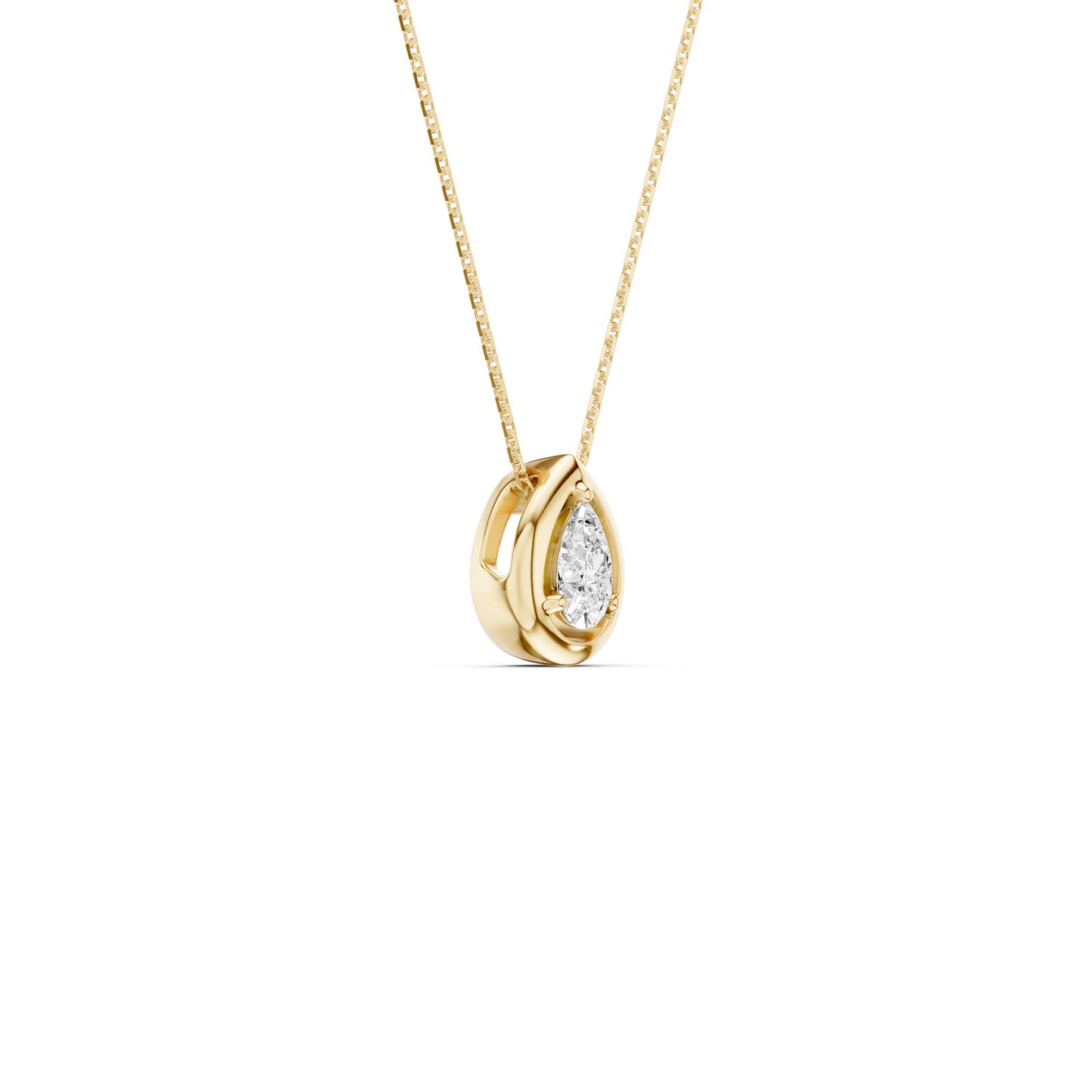 Dewdrop Solitaire Pendant