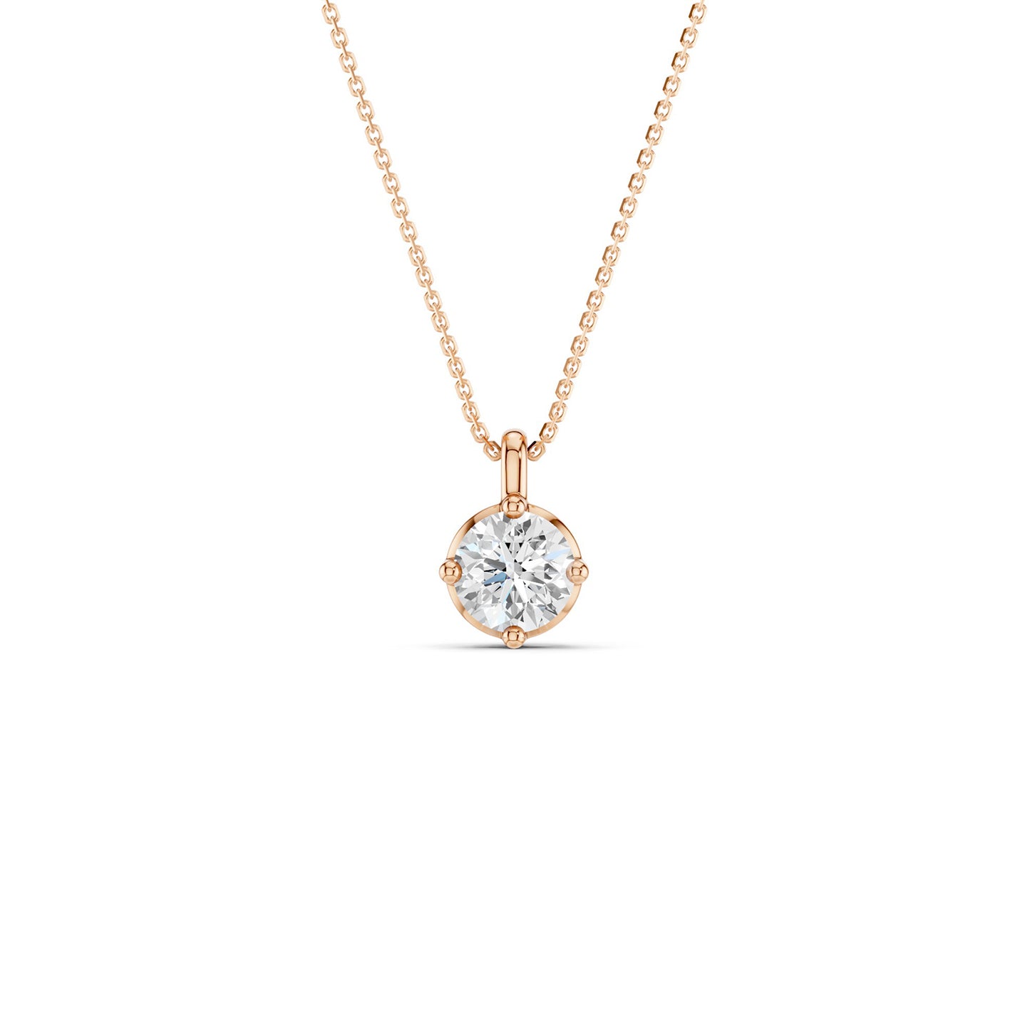 Round Diamond Pendant