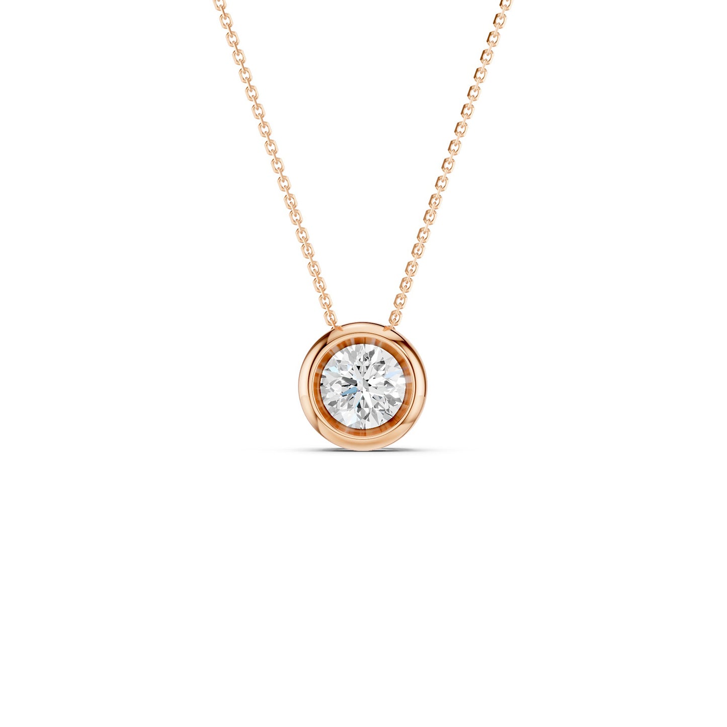 Faceted Bezel-Framed pendant