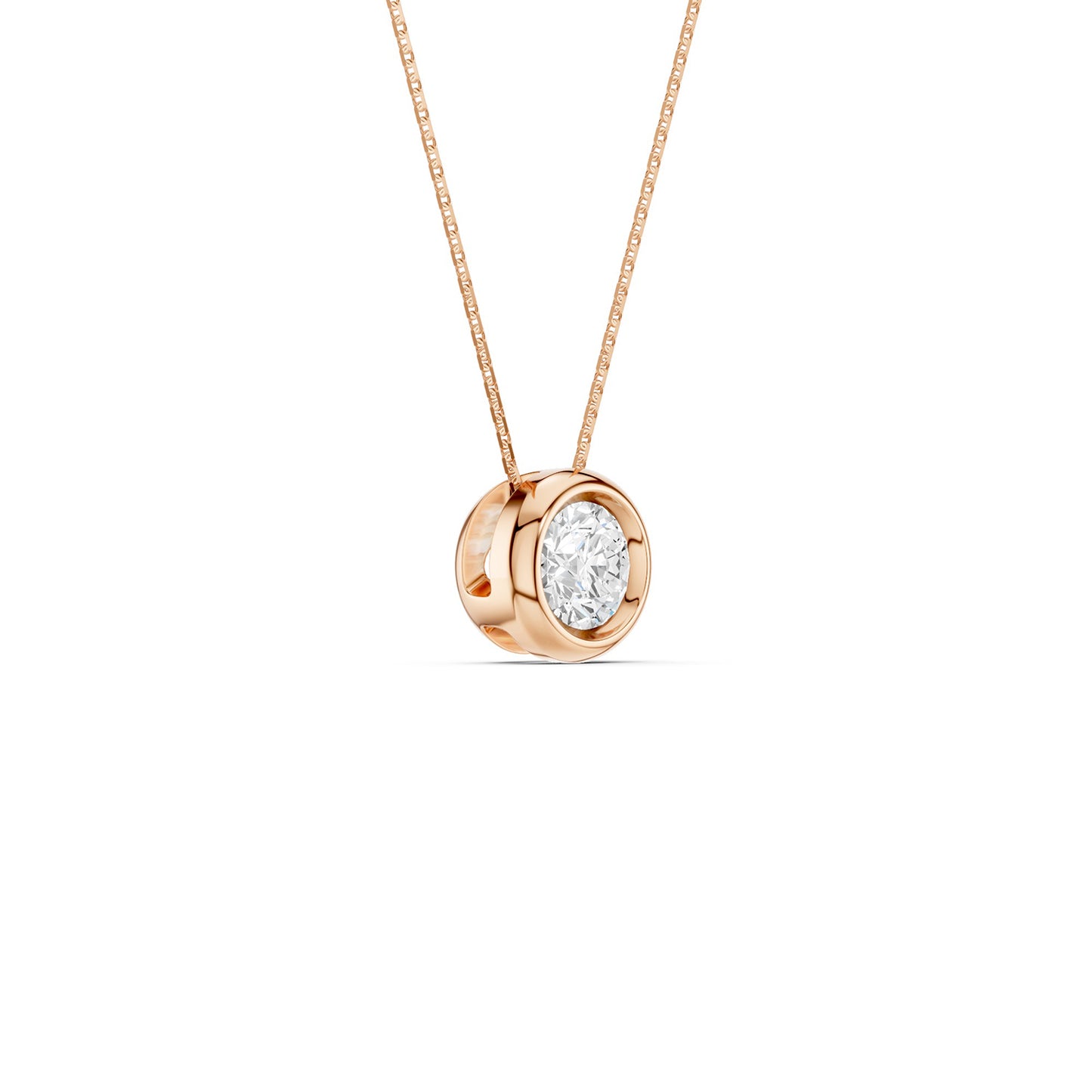 Faceted Bezel-Framed pendant