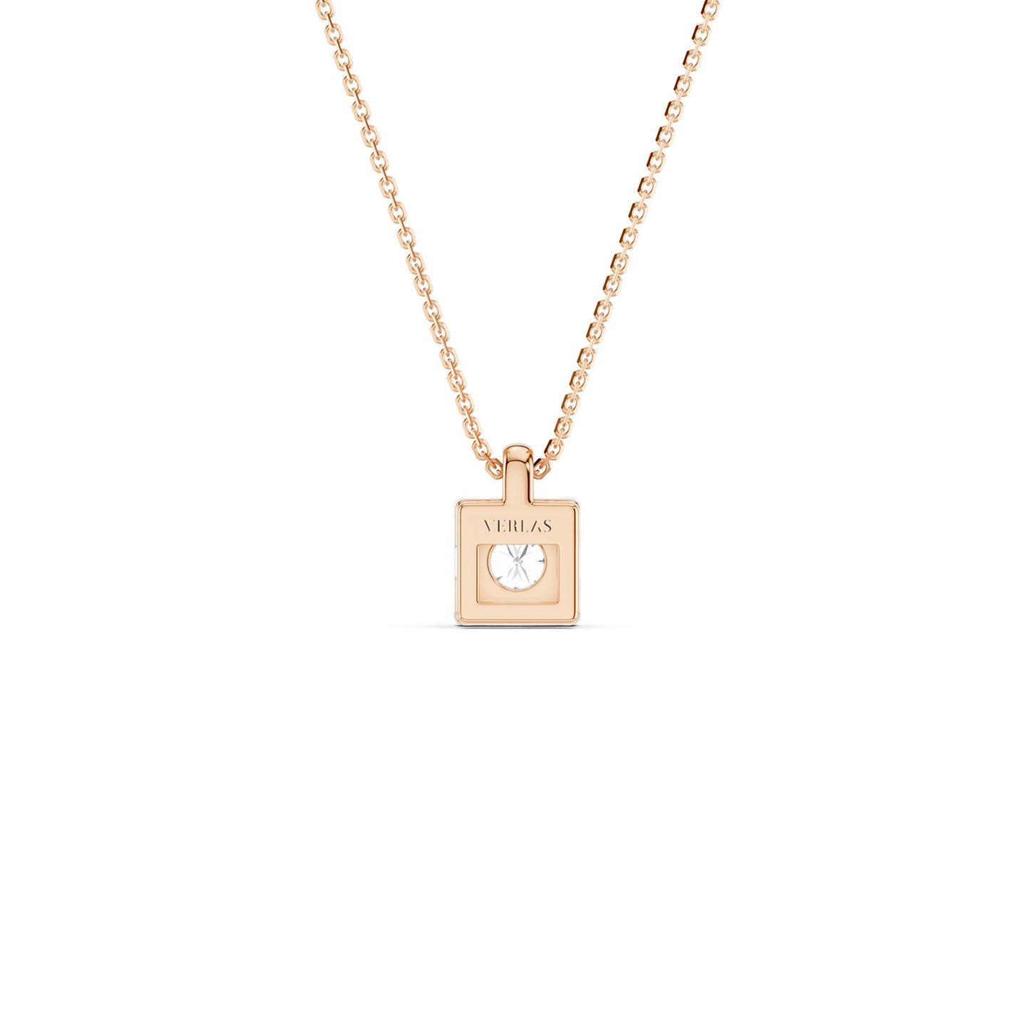 Faceted Round-Cut Open-H Pendant