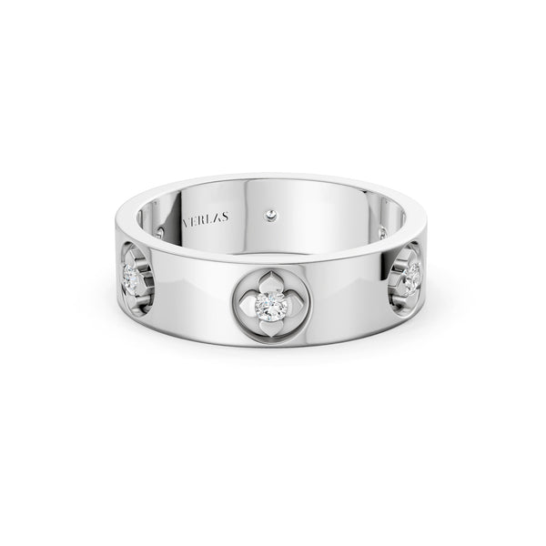 La Fleur 6 Round-Cut 5.10mm Round Band