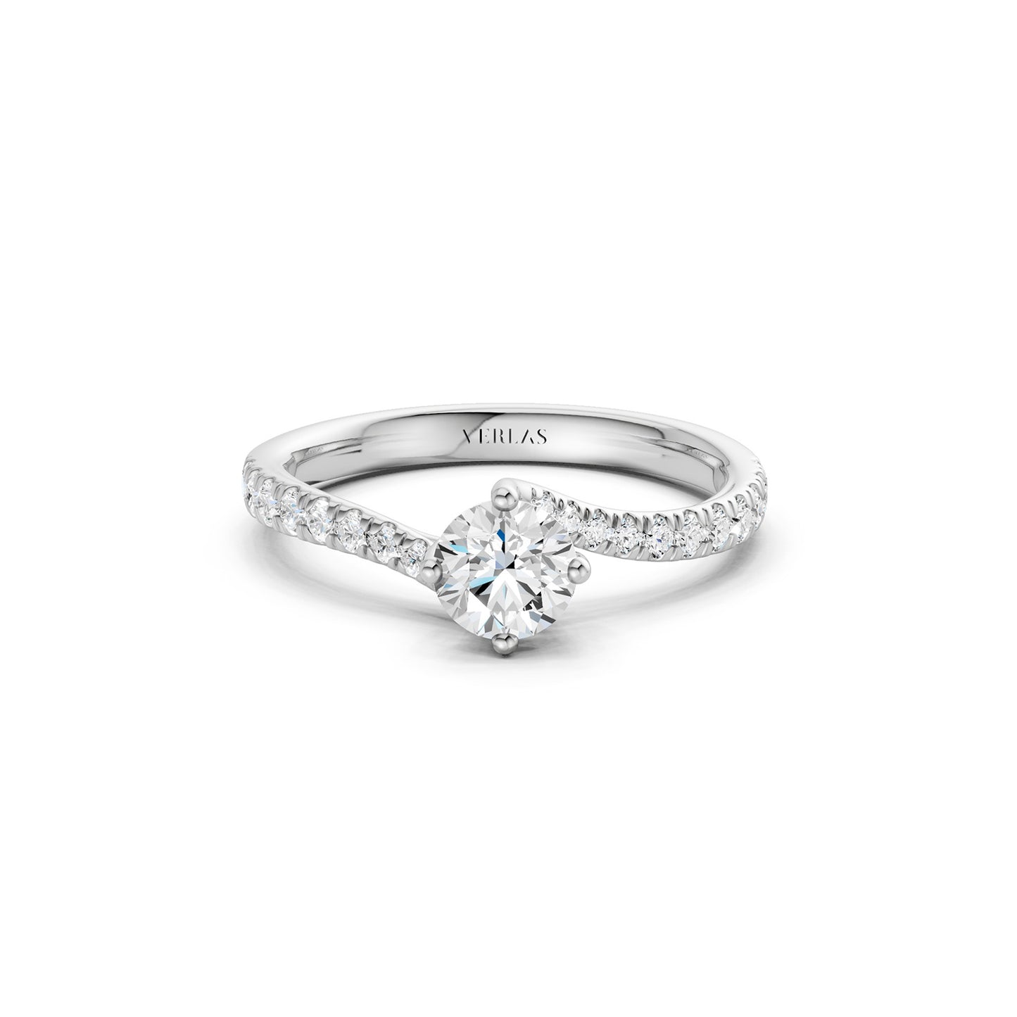 The Pavé Twist Solitaire