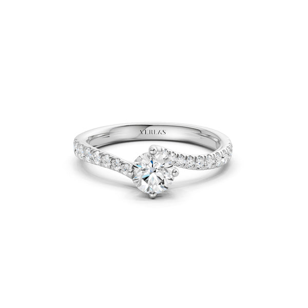 The Pavé Twist Solitaire