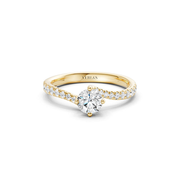 The Pavé Twist Solitaire
