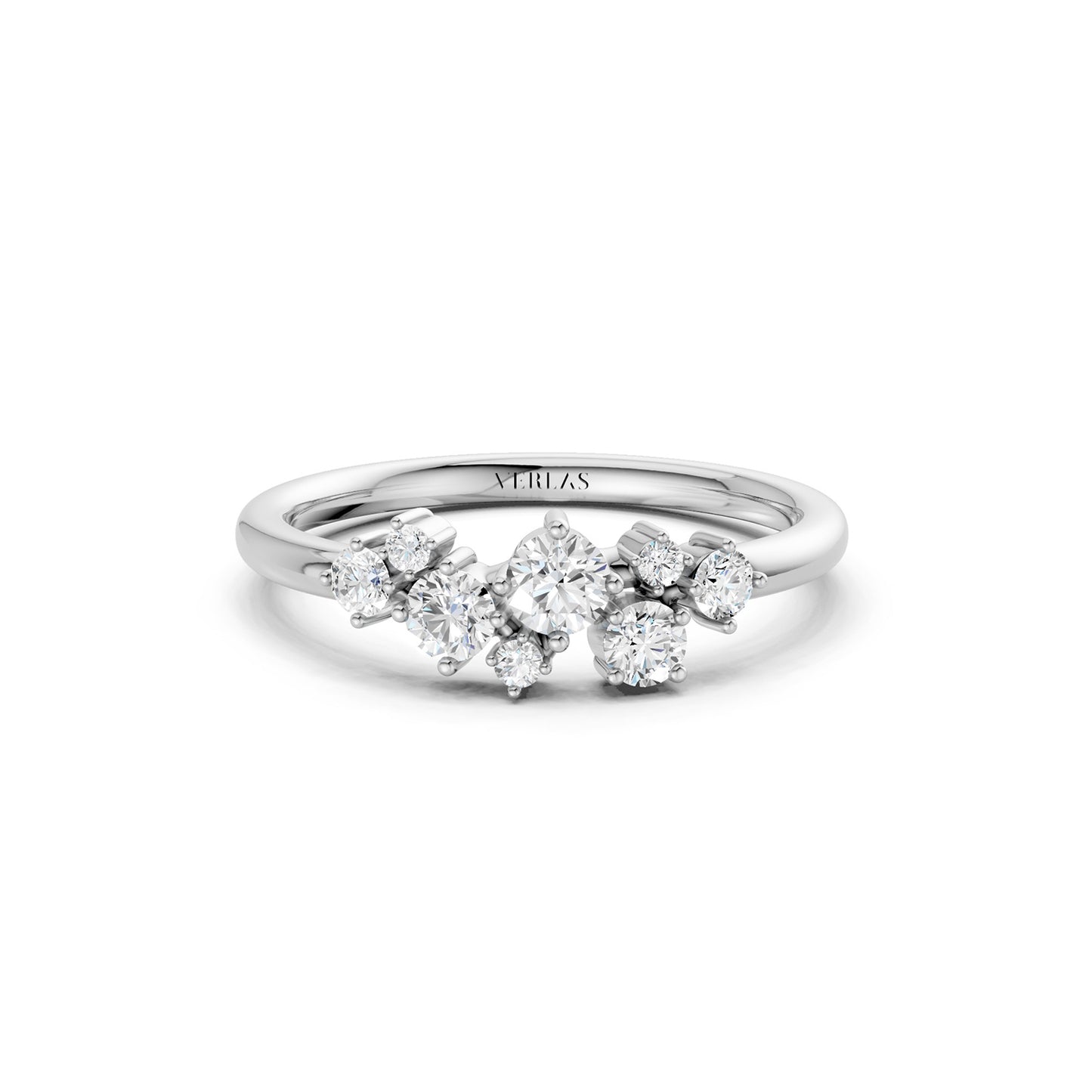 Celestial Cluster Diamond Ring