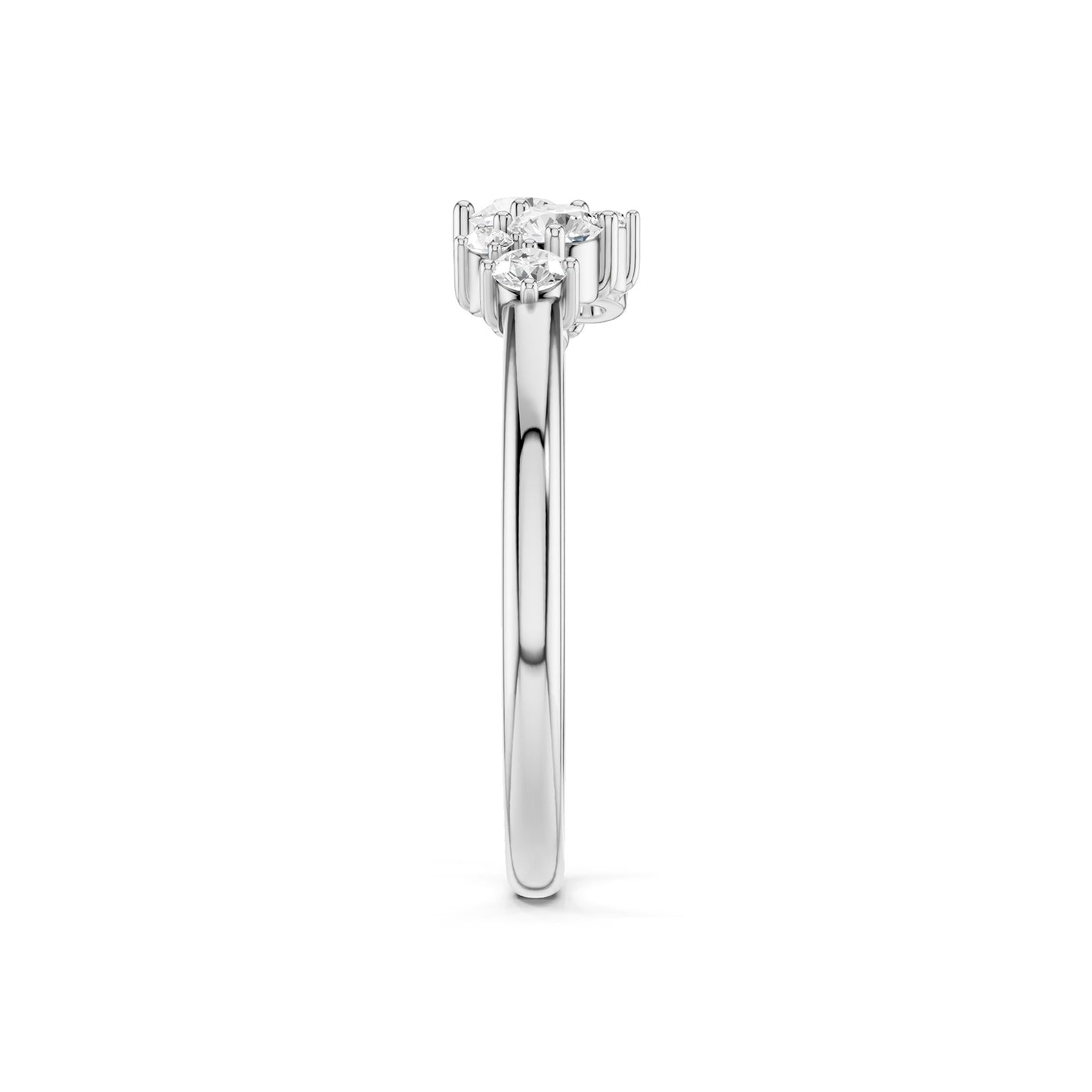Celestial Cluster Diamond Ring