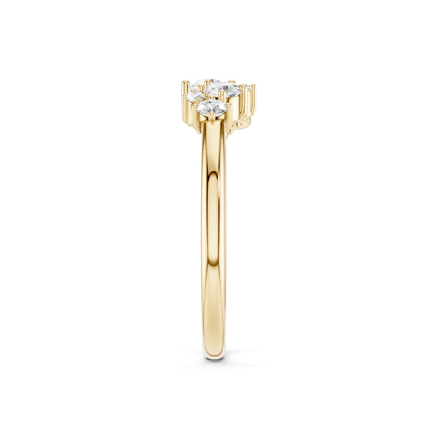 Celestial Cluster Diamond Ring