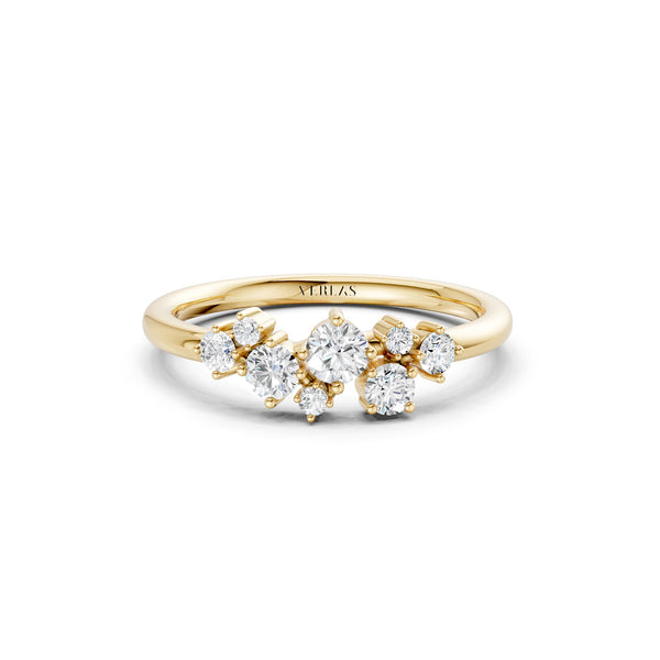Celestial Cluster Diamond Ring