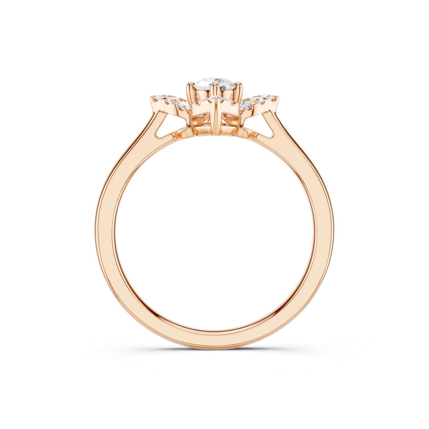 Floral Halo Ring