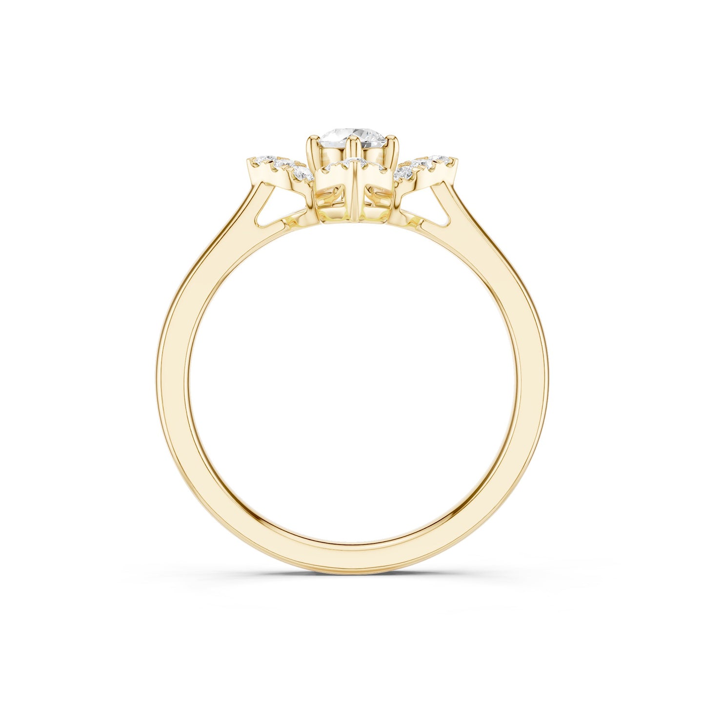 Floral Halo Ring