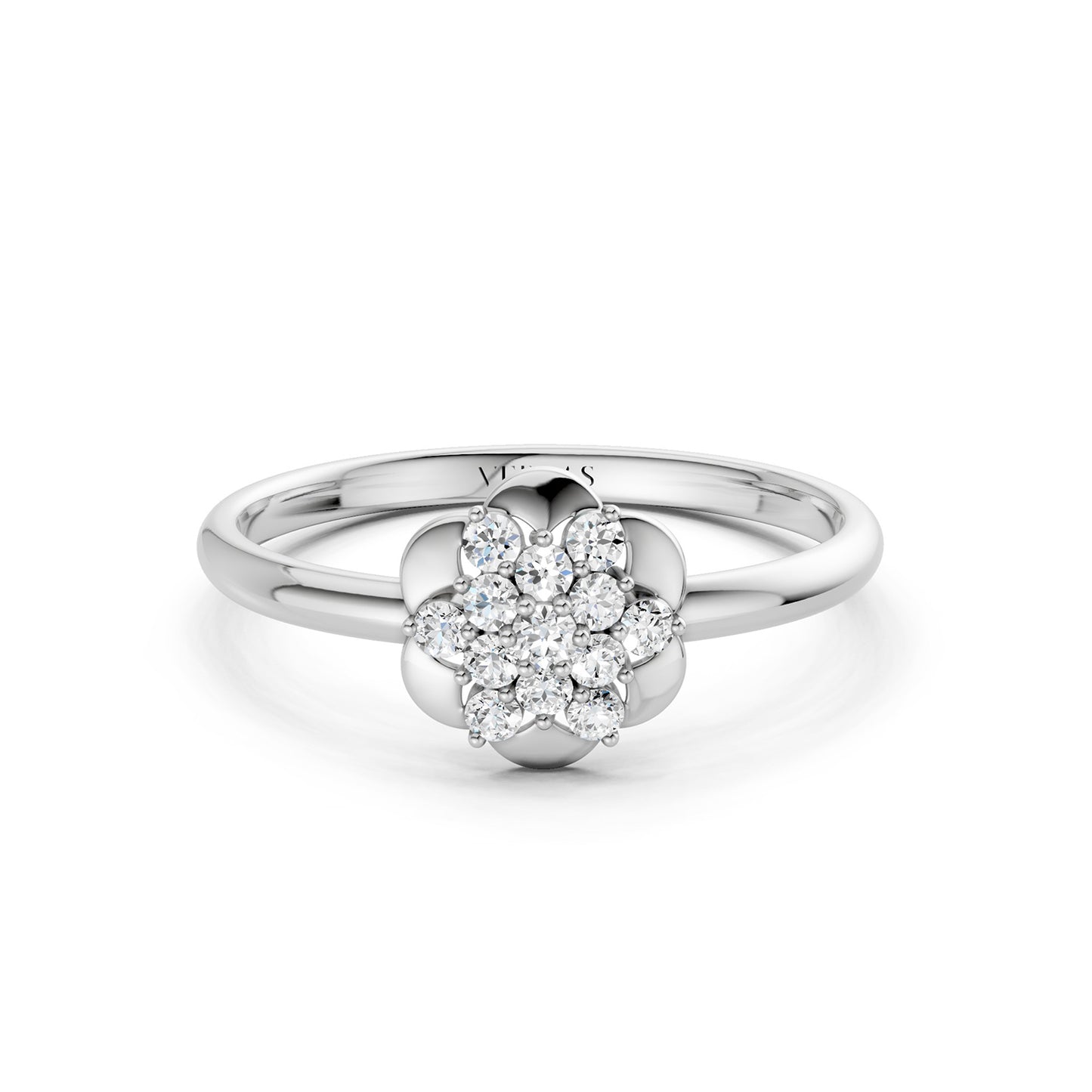 Blooming Floral Cluster Ring