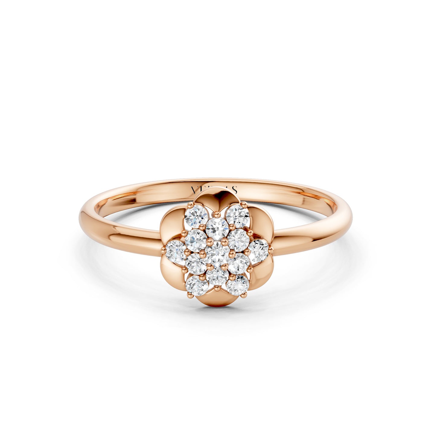 Blooming Floral Cluster Ring
