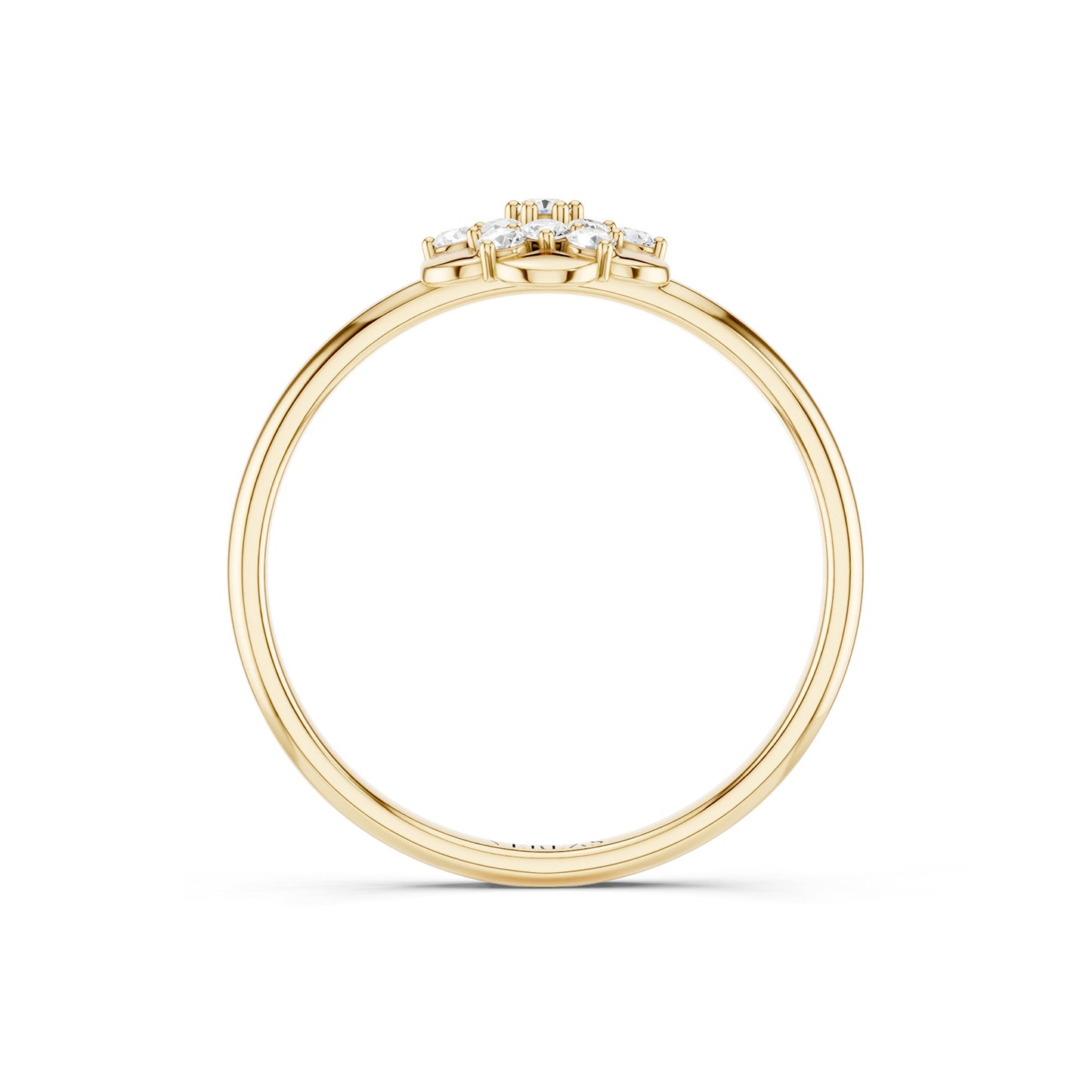 Blooming Floral Cluster Ring