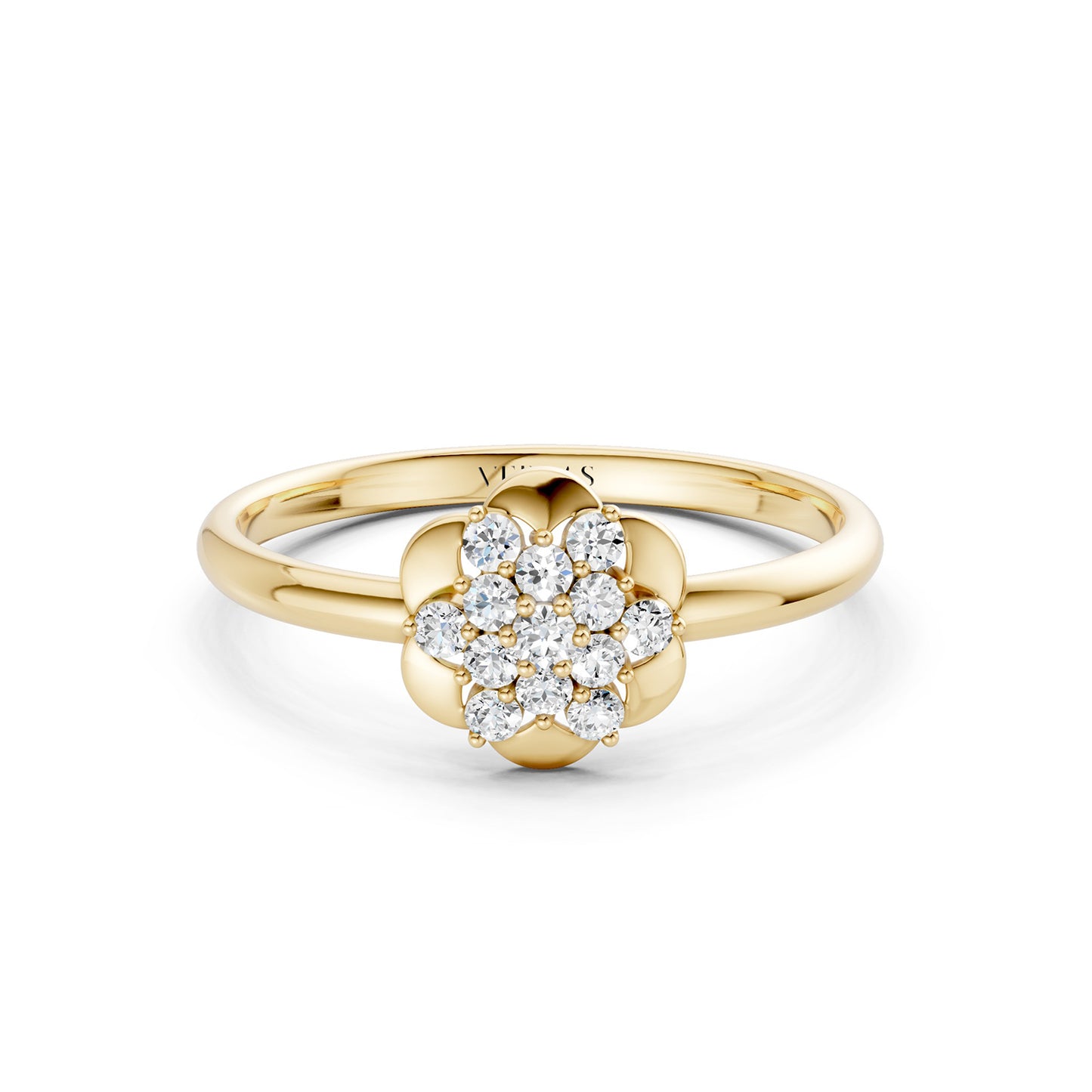 Blooming Floral Cluster Ring