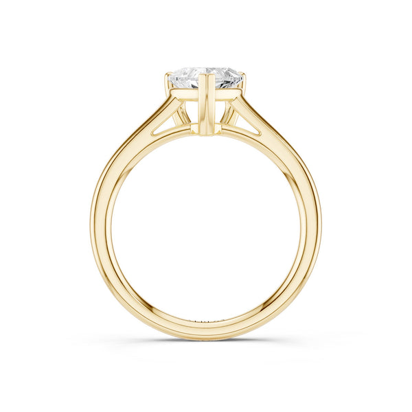 Heart Solitaire Ring Medium