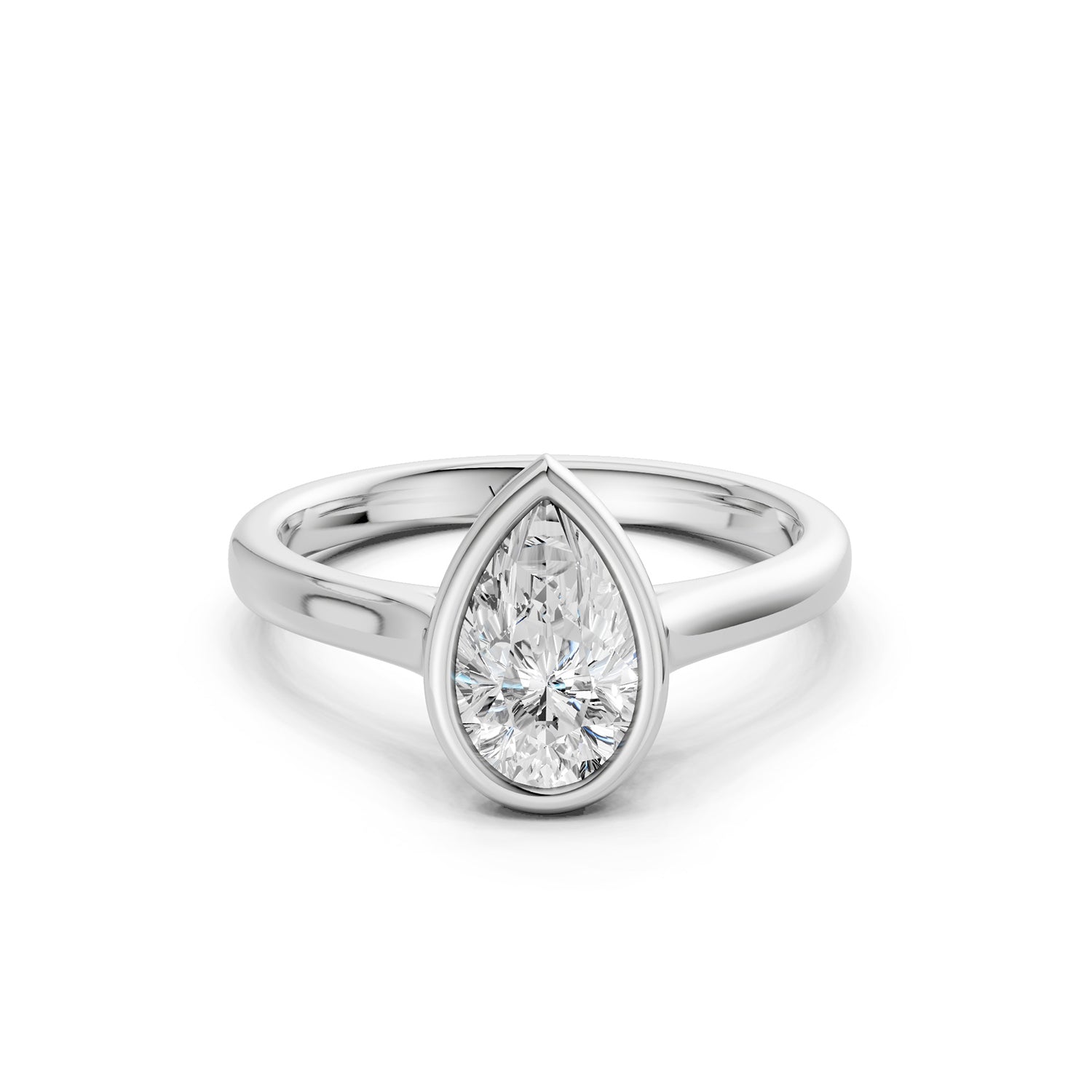Iconic Dewdrop Bezel Ring