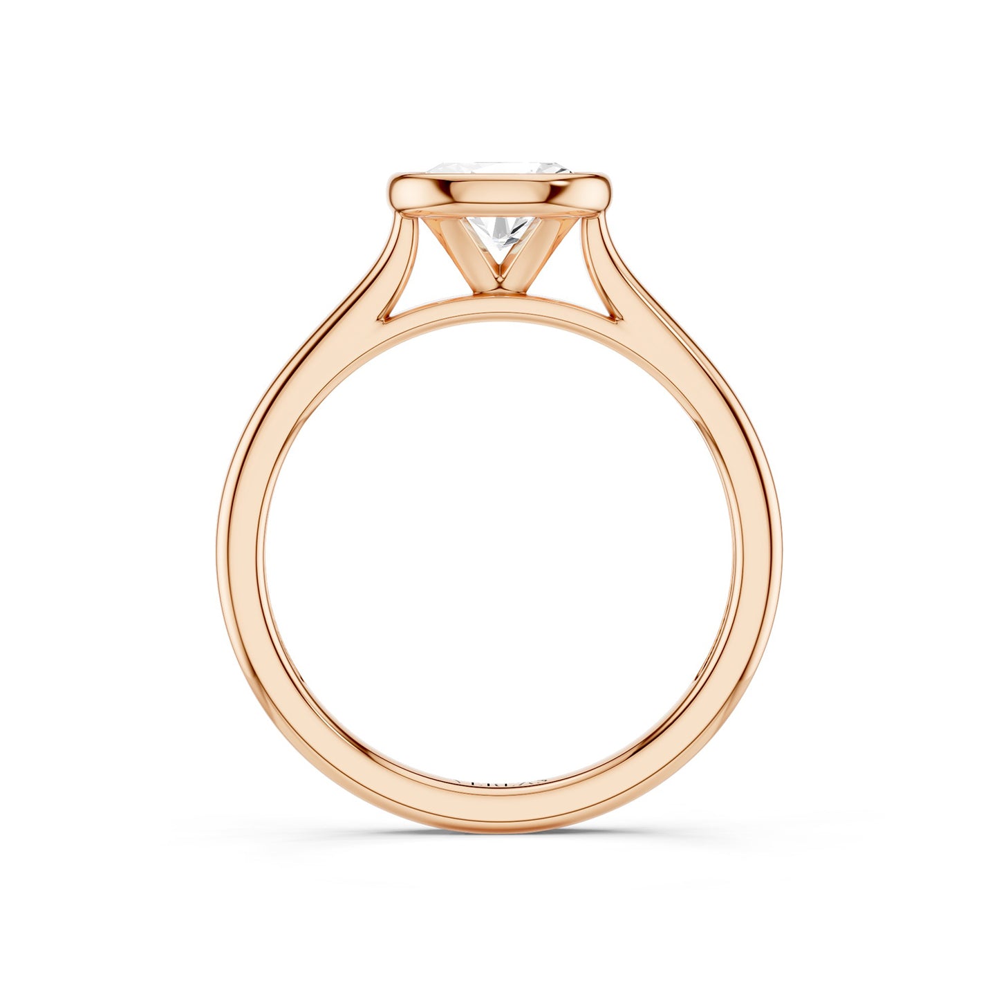 Oval East-West Bezel Ring