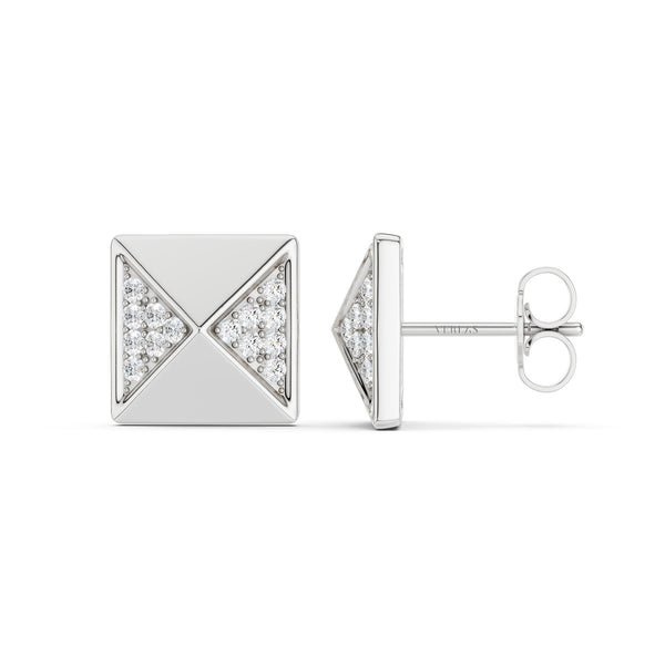 Zenyth Pyramid Diamond Studs