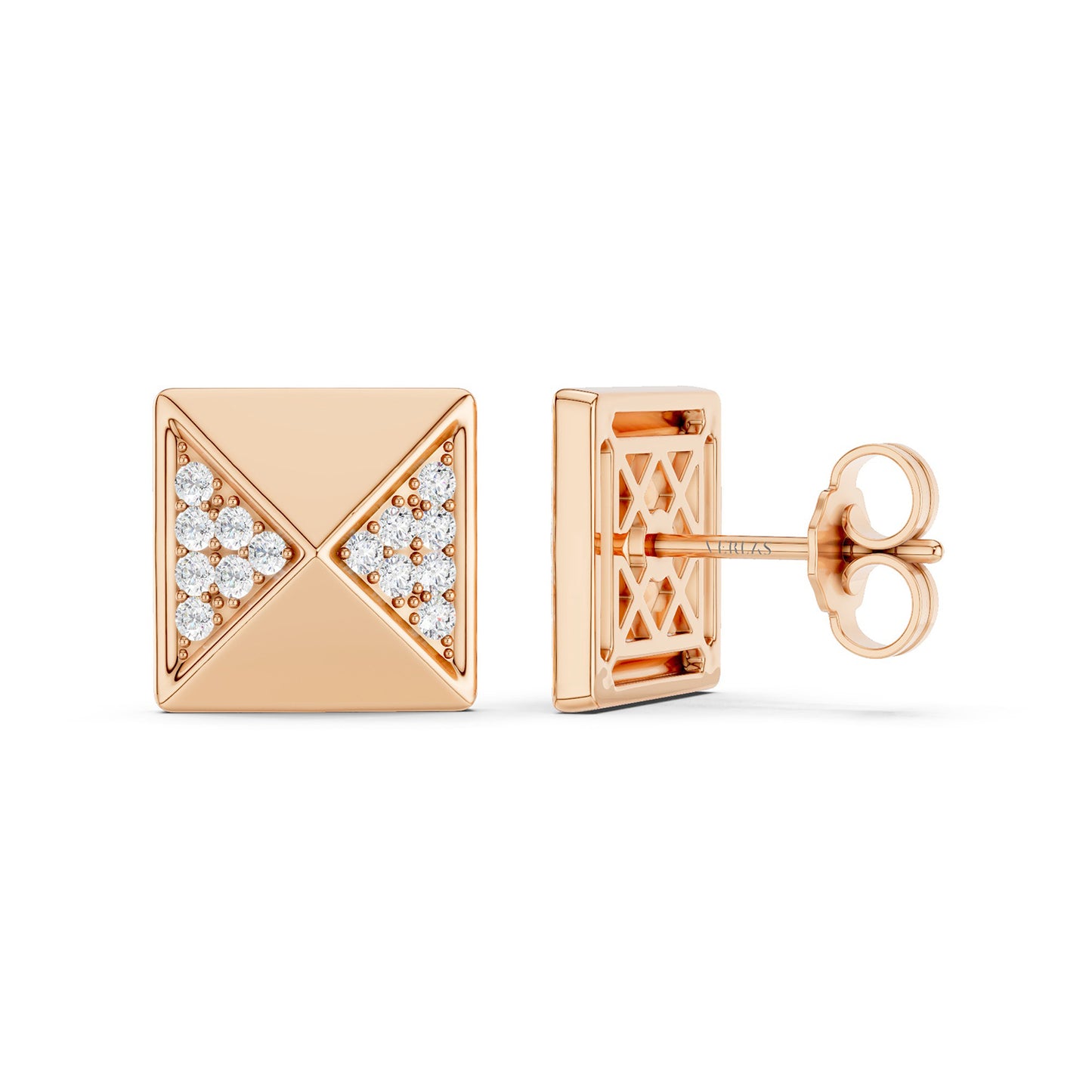 Zenyth Pyramid Diamond Studs