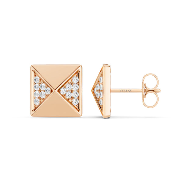 Zenyth Pyramid Diamond Studs