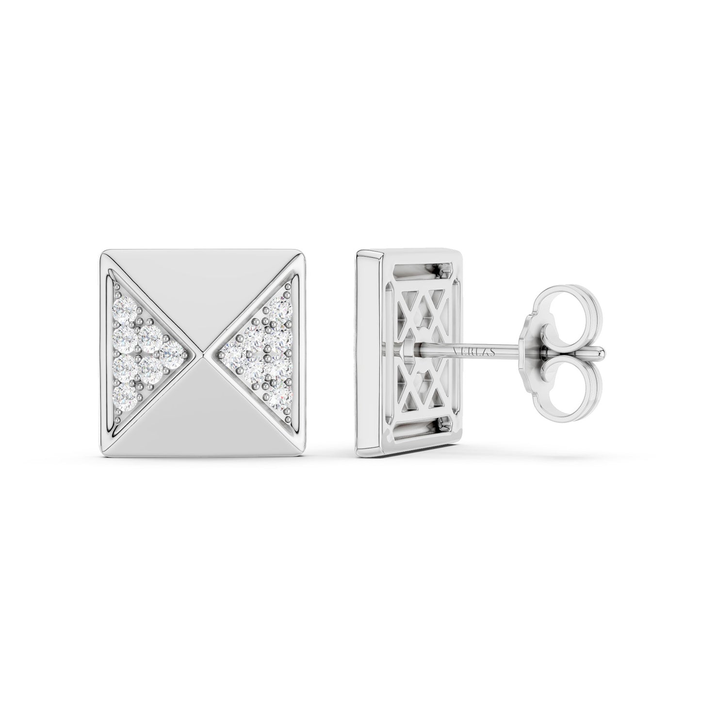 Zenyth Pyramid Diamond Studs