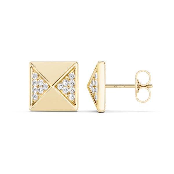 Zenyth Pyramid Diamond Studs
