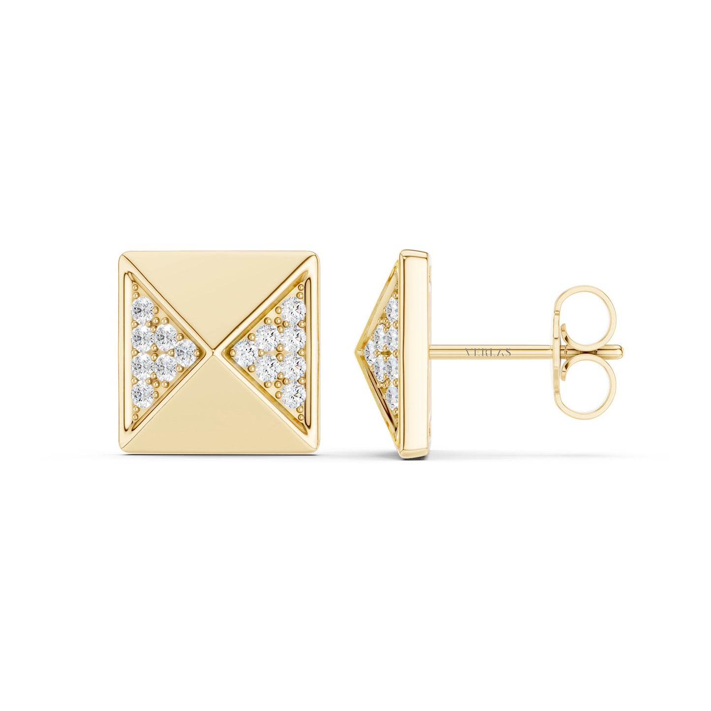 Zenyth Pyramid Diamond Studs