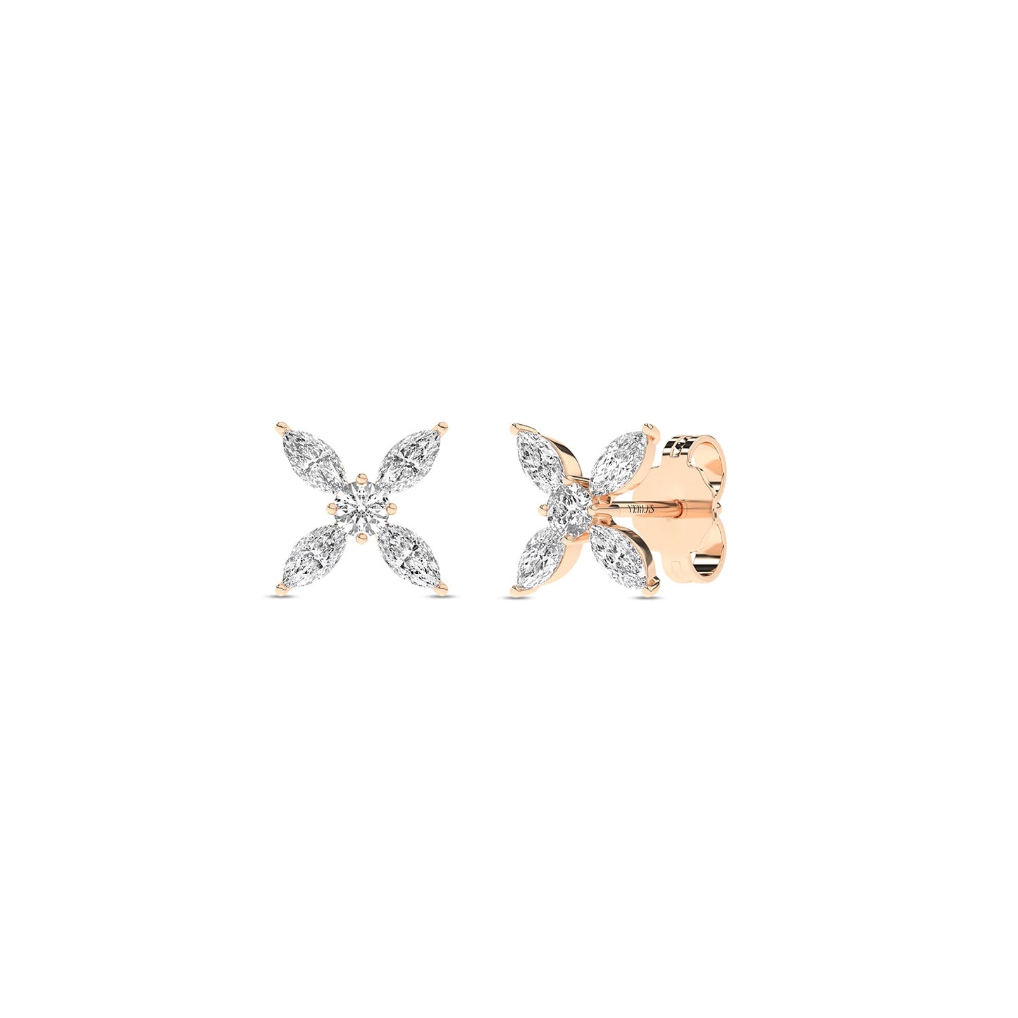 Alyssa Marquise Diamond Studs