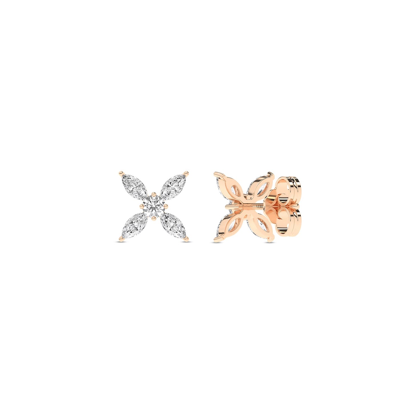 Alyssa Marquise Diamond Studs