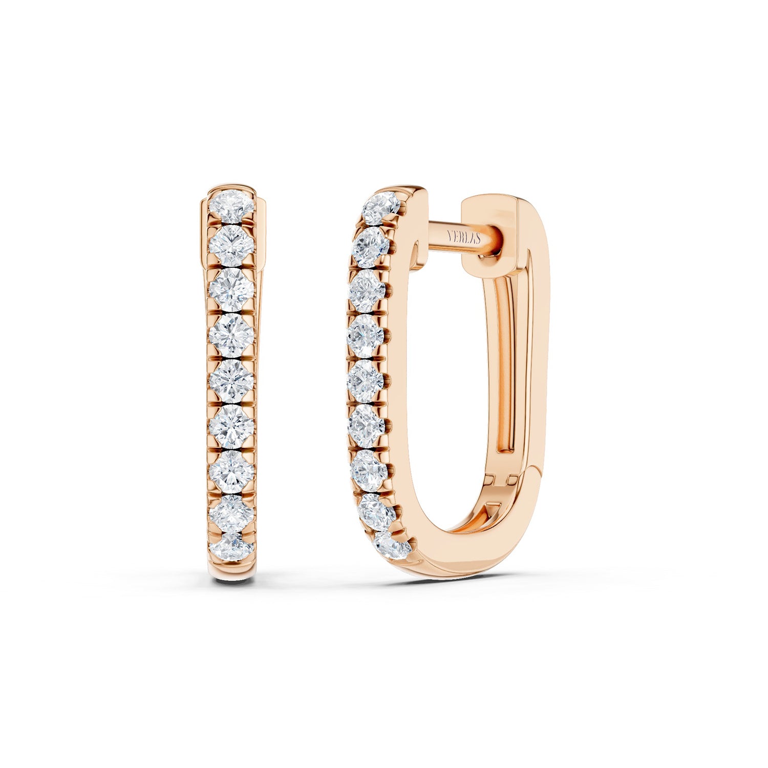 U Shape Huggie Hoops