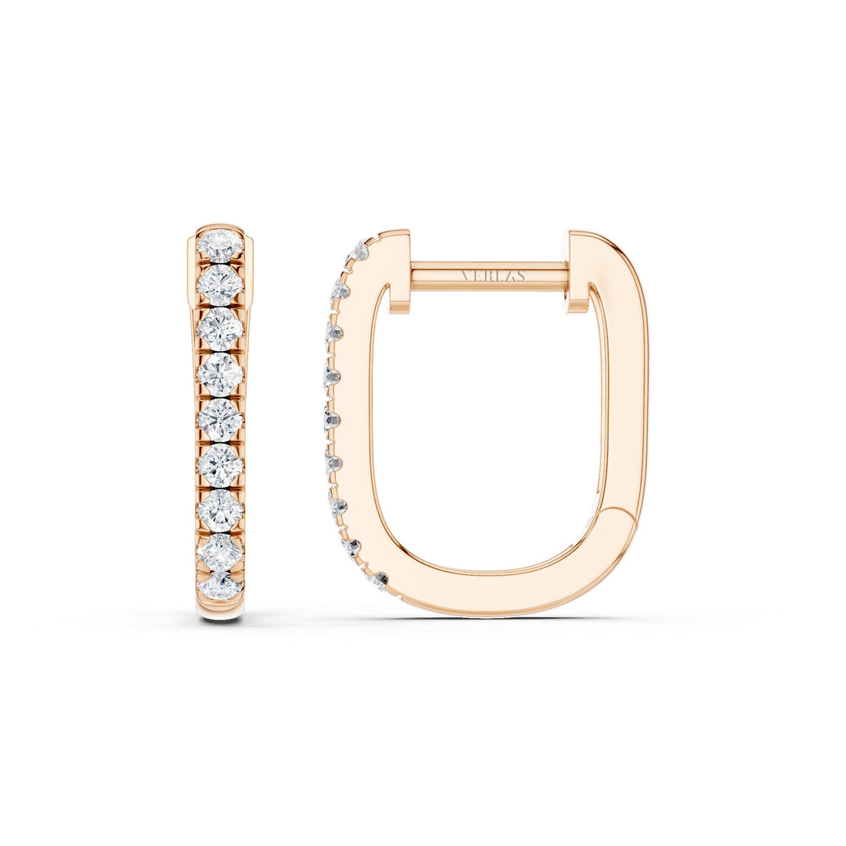 U Shape Huggie Hoops