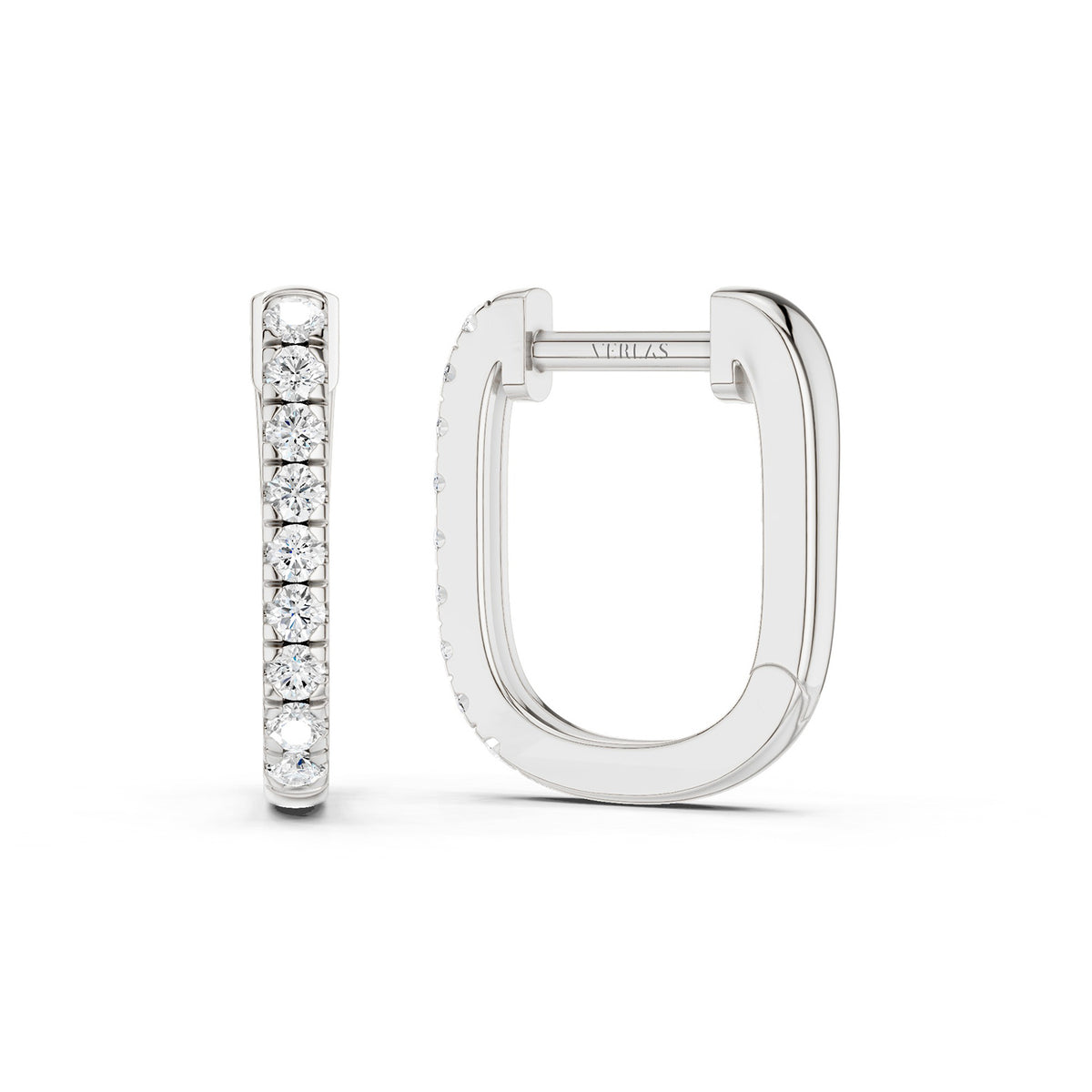 U Shape Huggie Hoops