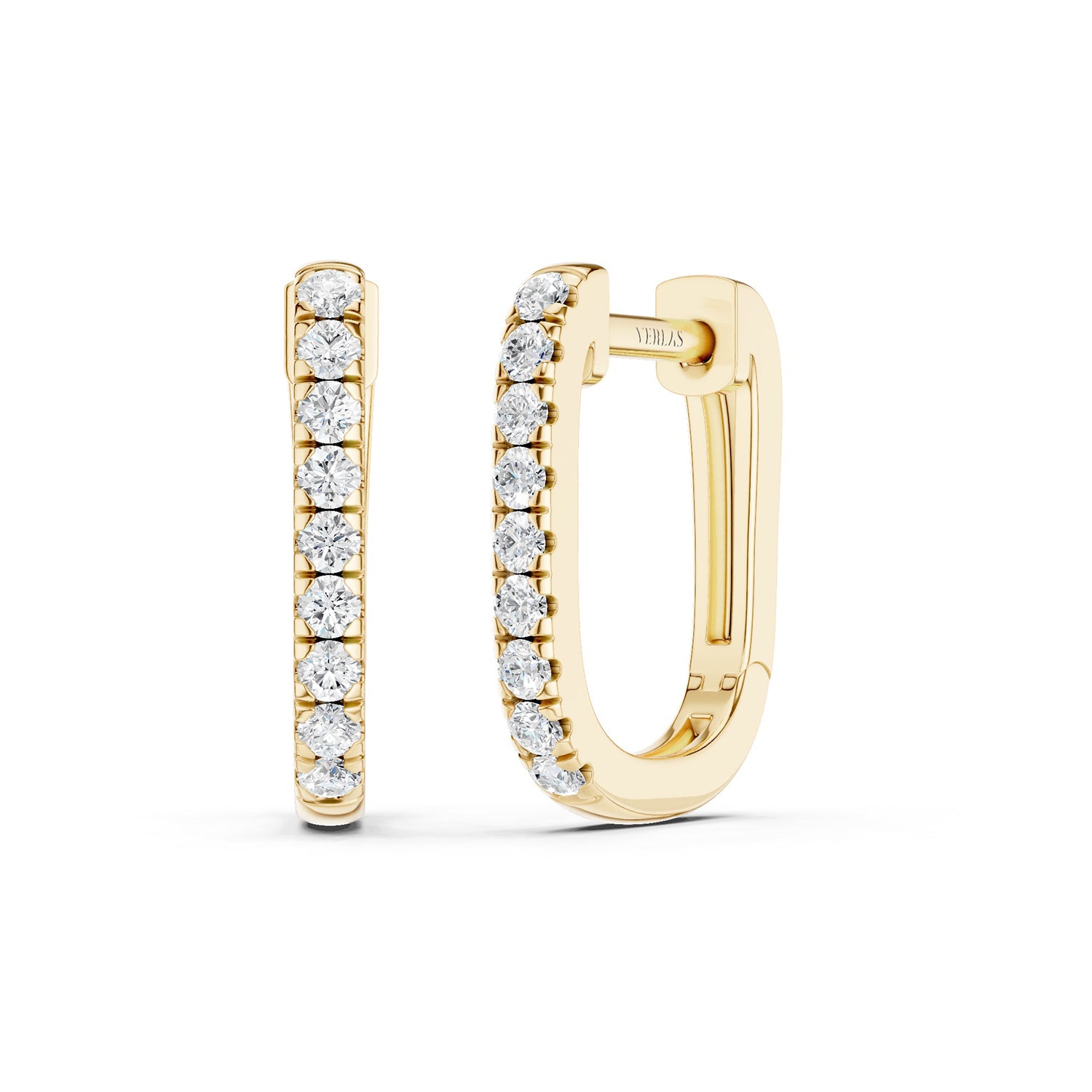 U Shape Huggie Hoops
