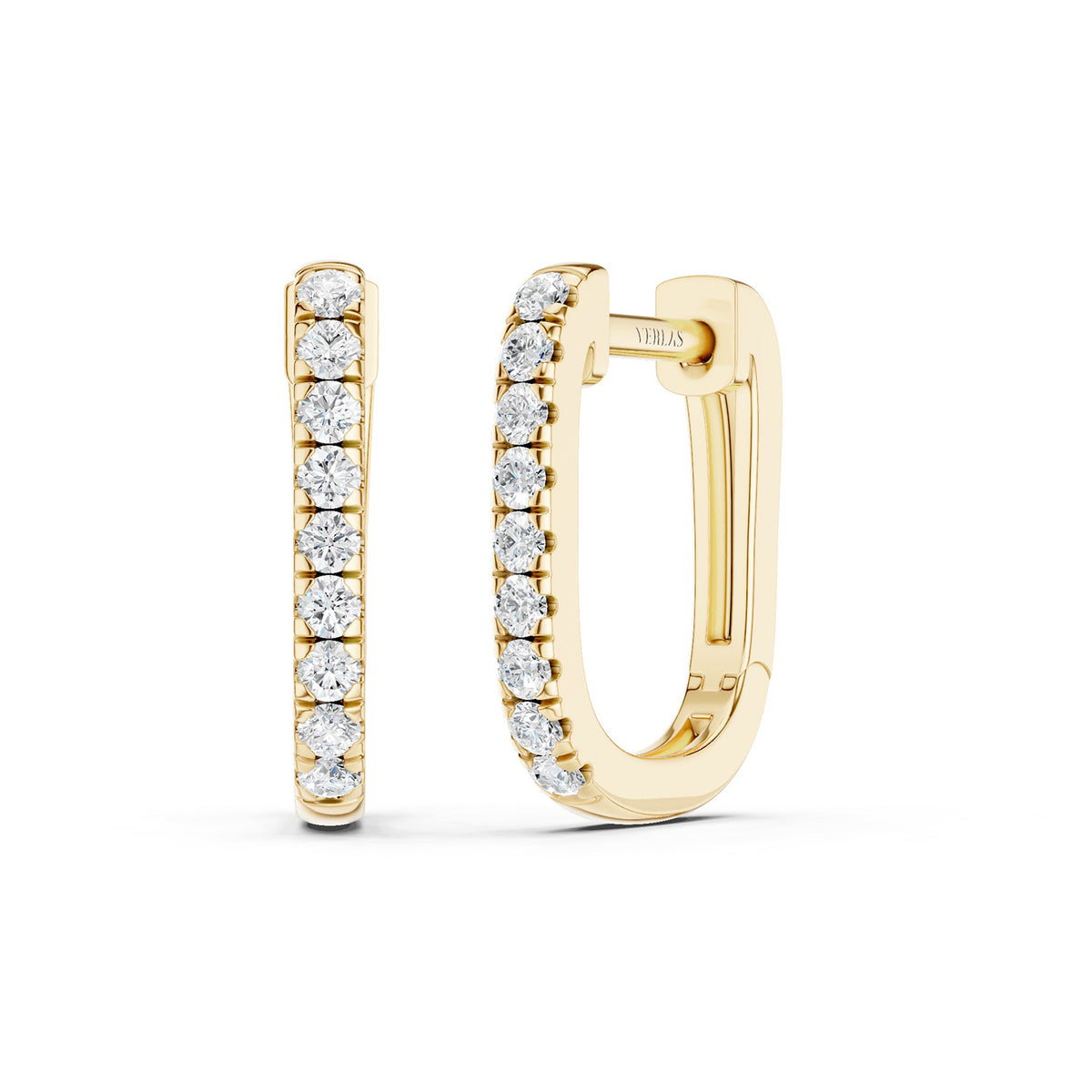 U Shape Huggie Hoops