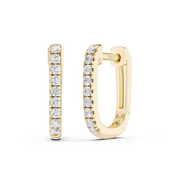 U Shape Huggie Hoops