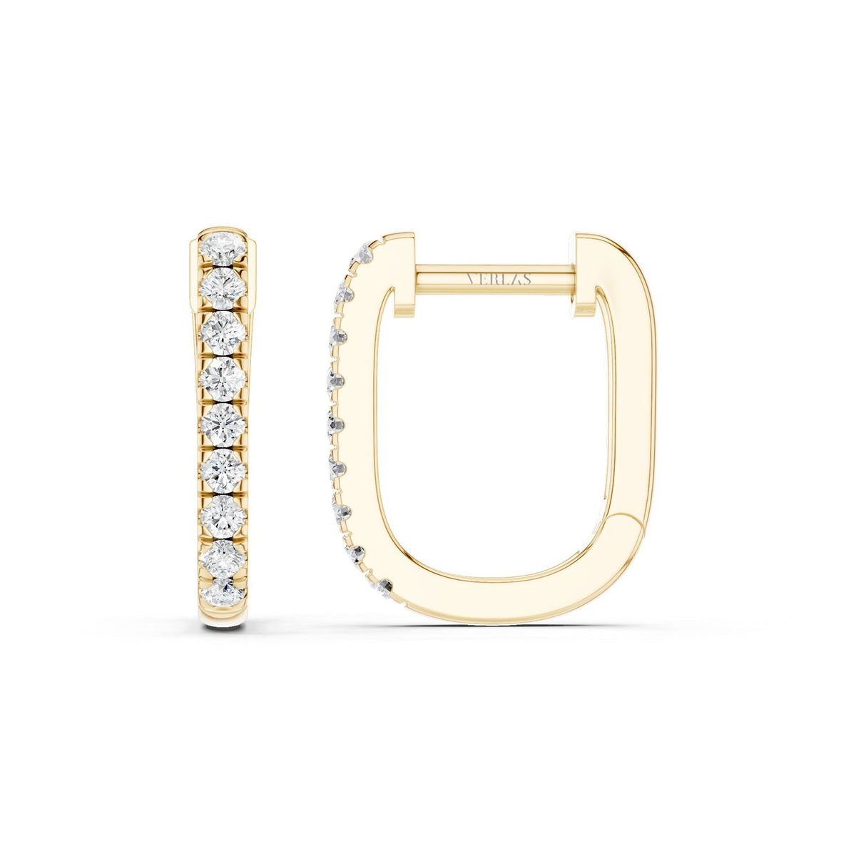 U Shape Huggie Hoops
