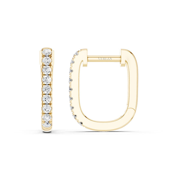 U Shape Huggie Hoops